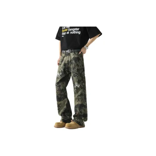 KONZEN· Унисекс Повседневные Брюки