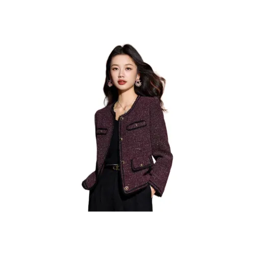 Mylan Фиолетовый Женский Короткий Пальто