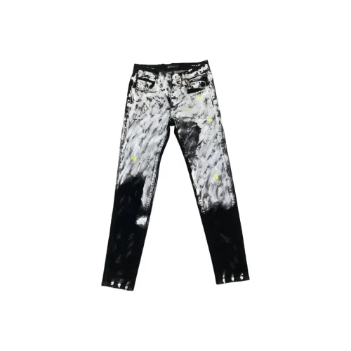 CAT'S PAW Черный Унисекс Джинсы