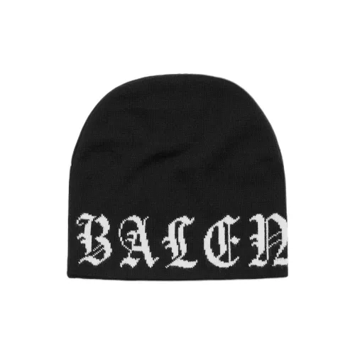 Balenciaga Шерстяные Бини Мужской Черный Белый