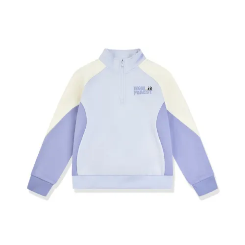 QIAODAN Ирис Синий Kids Свитшоты