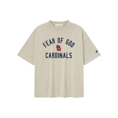 Fear Of God Essentials x MLB Коллаборация FW25 T-рубашка Унисекс