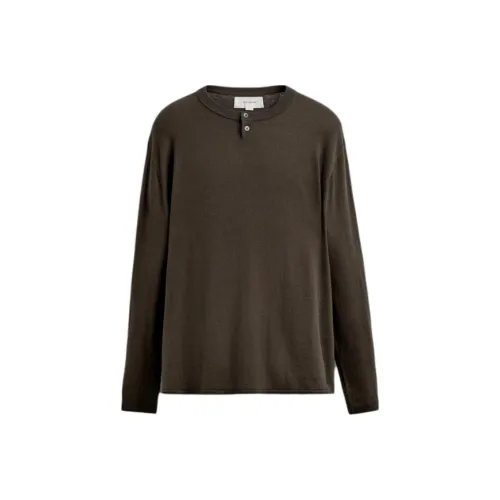 ZARA Шоколад Мужские кашемировые свитеры