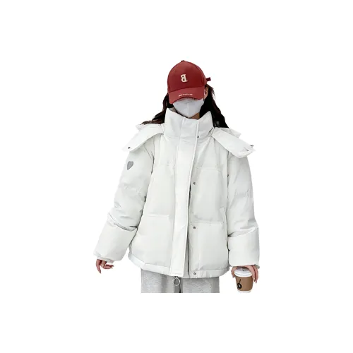 LANMOU Белый Женский Пуховик