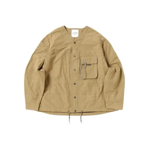 And Wander FW25 C N Octa Без воротника Рубашка Куртка Куртки Пальто Унисекс