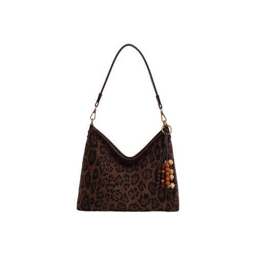 Chinllo ПУ (полиуретан) Сумка через плечо Стандартная Кофейная с леопардовым принтом Леопардовый принт Коричневая Леопардовый принт Красная Леопардовый принт Зеленая