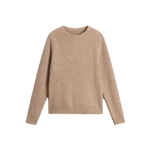 WOOLRICH Бежевые Мужские Свитера