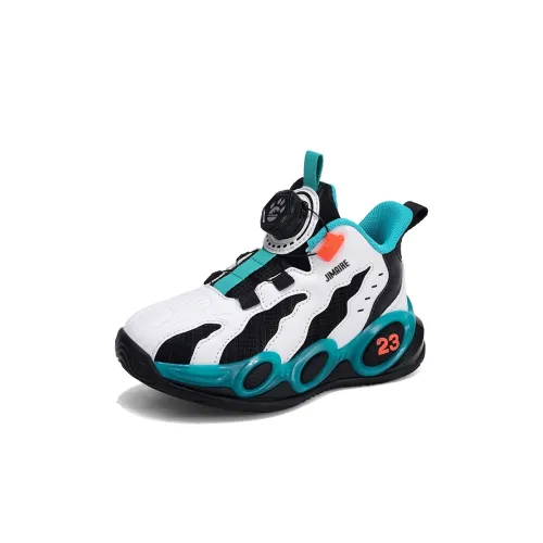 King Jinmai Rebound Легкий Амортизация MID Топ Детские Баскетбольные Кроссовки Детские