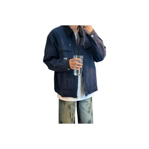 TR Синий Унисекс Куртки