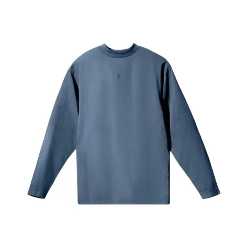 YEEZY Blue Men's T-Shirts YEEZY Синий Мужские Футболки