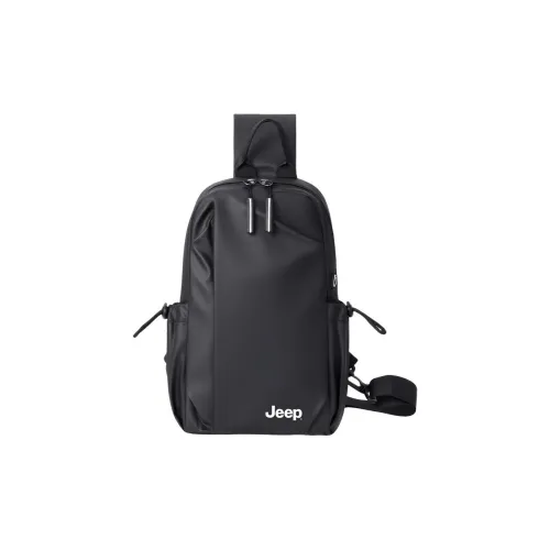 JEEP Нейлоновая сумка для мужчин черного цвета