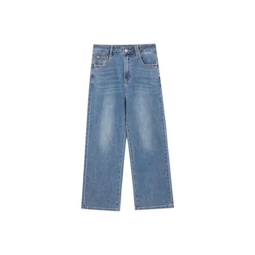 Love to serve Джинсовый синий Женские Джинсы