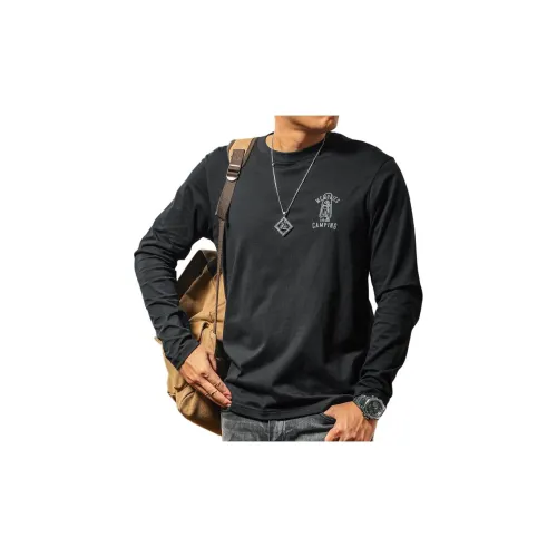 JIYAN Черные Мужские T-Рубашки