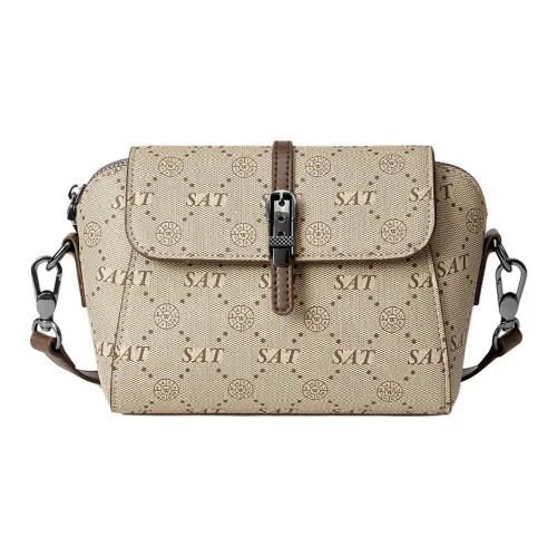 ST SAT PVC Сумка через плечо Сумка на плечо Большая женская кофейная