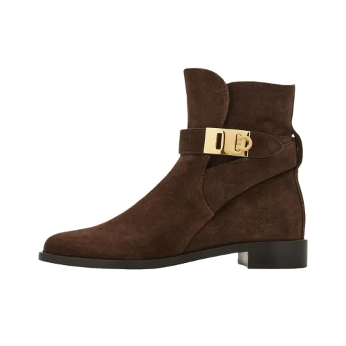 Ferragamo Hug Ботильоны Женские Коричневый