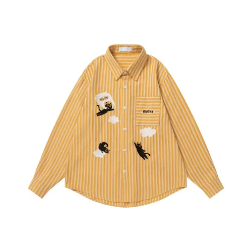 51XXHA Желтый Унисекс Рубашки