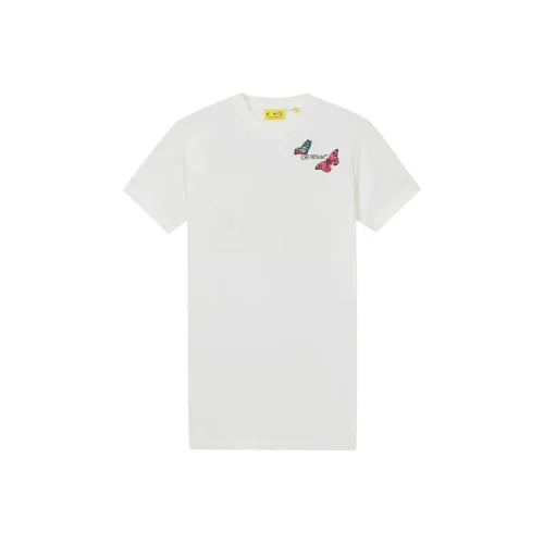 Off Белый Платье для детей 3-7 лет