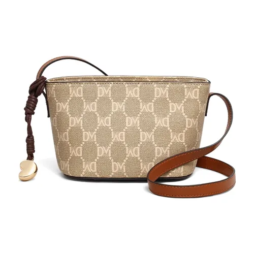 PT'SON Сумка через плечо из синтетической кожи женская коричневая