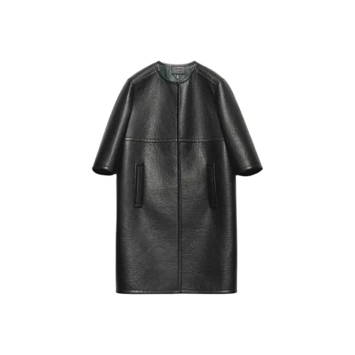 PRADA Черные Женские Кожаные Куртки