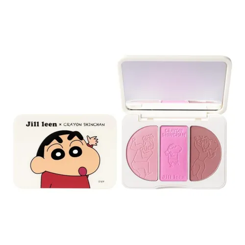 JILL LEEN x SHINCHAN Трехцветный Румяна Palette Пухлый Цвет