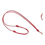 Импортный шифон, красный шнур, 1,5 мм