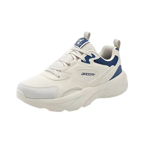 QIAODAN Водонепроницаемый быстросохнущий легкий низкий топ повседневная обувь мужская синий белый