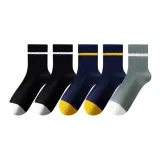 [5 упаковок] 2 черных + 2 темно-синих + зеленый