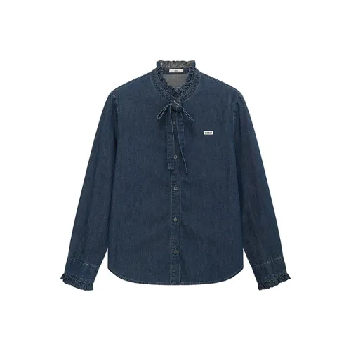 d'zzit Темно-синие женские рубашки