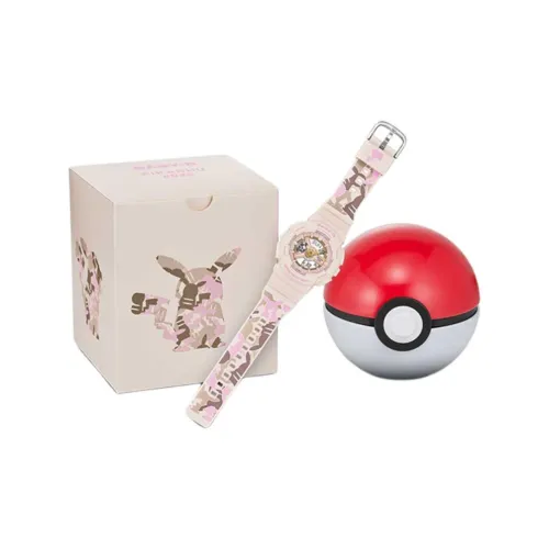 CASIO Малыш г Особенный Коробка для часов Кварцевый механизм Смола Ремень Часы Женские Розовый Циферблат Часов