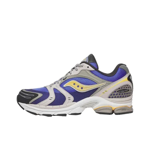 Saucony ProGrid Triumph Victory 4 Амортизирующие беговые кроссовки унисекс синий желтый