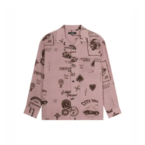 J.D.V Розовые Унисекс Рубашки