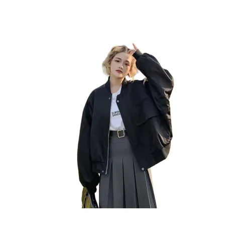 HAPG Черный Высококачественный Двойной Слой Ветрозащитной Ткани Женские Куртки