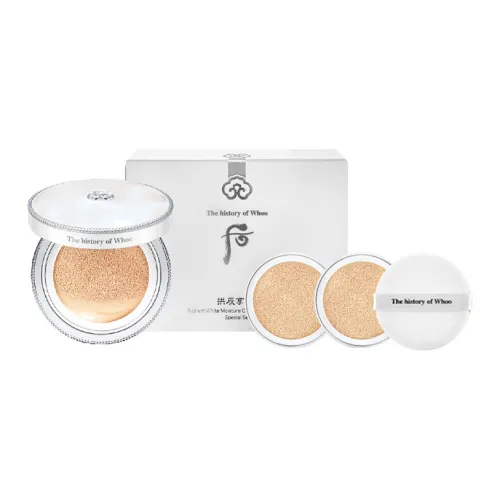 The History Of Whoo Снег Нефритовый Condensation Воздушные подушки Увлажняющий Длинный Тривальный Маскирующий 13г+Замена Ядерный 13г*2