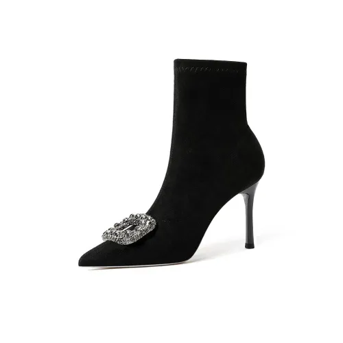 Be Good Женственный Позиционирование стиля Элегантность Удобный Модный Корейский стиль Универсальный Узкий каблук Высокие каблуки 8 см Женские