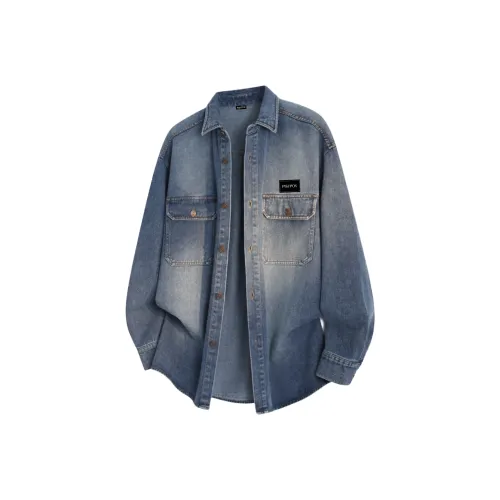 PISYPOX Длинный рукав рубашка унисекс