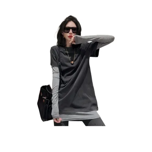 Dippanis Серый Женские T-рубашки