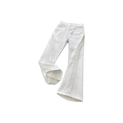 CARE NOTE Белый Унисекс Джинсы