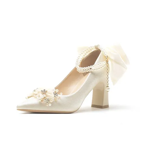 Dunnu Грубый каблук Высокие каблуки Женские