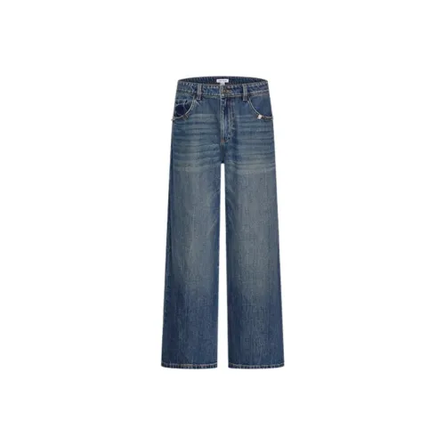 URBAN REVIVO Blue Women's Jeans URBAN REVIVO Синий Женские Джинсы