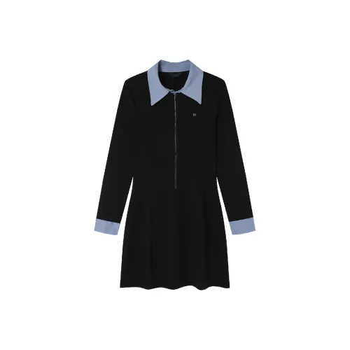 LOUISY AO Длинное платье с длинными рукавами женское