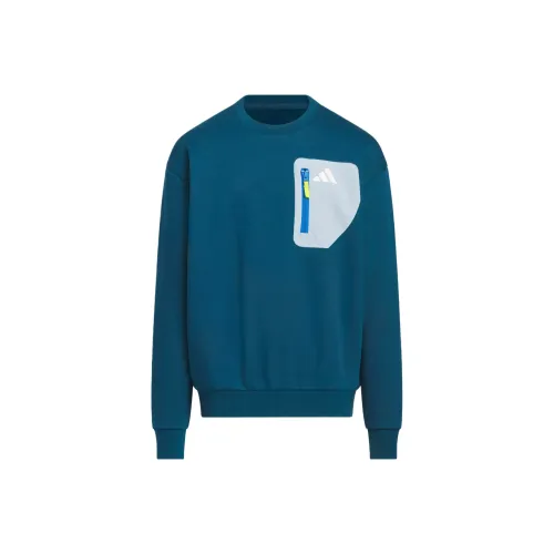 Adidas Камень Зеленый Синий Детские Свитшоты