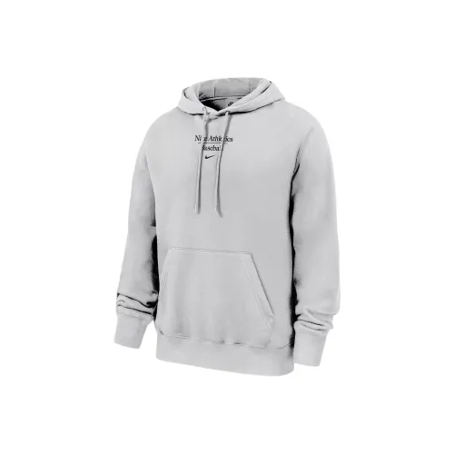 Nike Clothing Серый Белый Мужские Толстовки