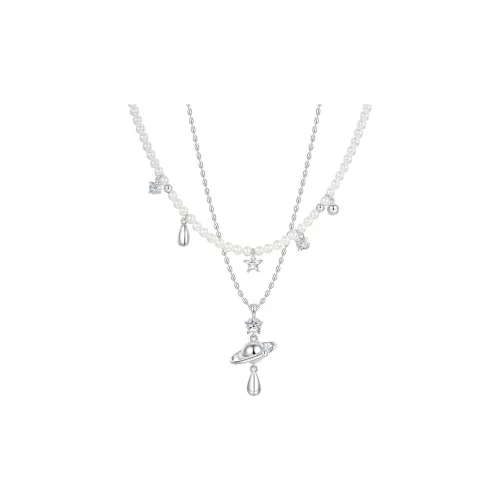 SUN HUNTER Белое золото с медным покрытием ожерелья женские