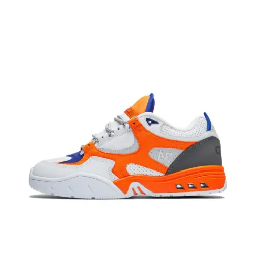 JSP x DC Shoes Kalis OG Low Топ Повседневная обувь Мужская Серый Оранжевый