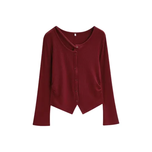 Love to serve Бордовый Женский Трикотаж