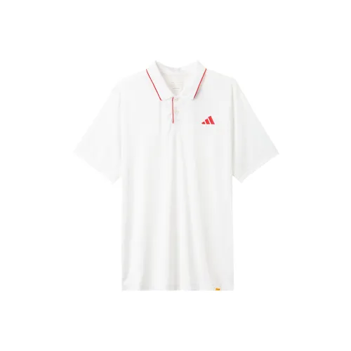 Adidas Chinese Tennis Team Olympic Series Поло Мужское Белое