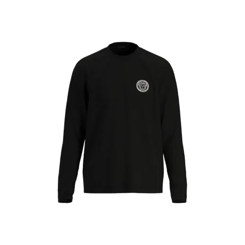 VERSACE Мужские черные T-рубашки