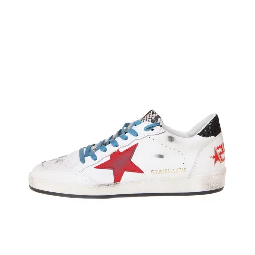 Golden Goose Ball Star Low Топ Стильные Скейтбординги Мужской Белый