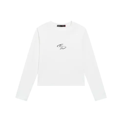 FUN Белые Женские T-рубашки