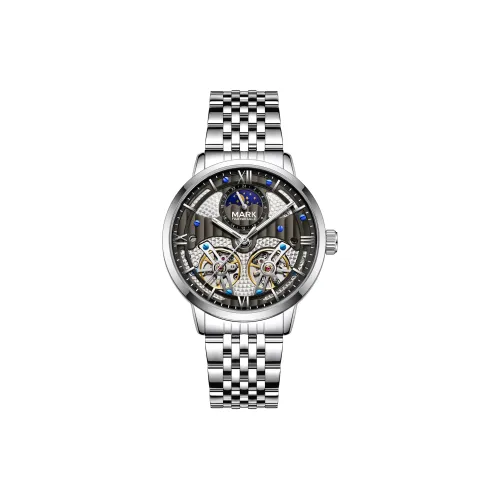 FAIRWHALE Автоматический Механический Механизм Металлический Ремешок Часы Мужские Многоцветный Циферблат Часов